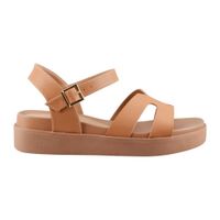 Sandalia Real Jungle 9609 Sintética Avellana Mujer
