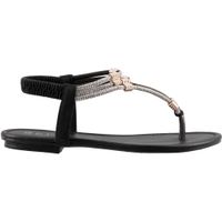 Sandalia Casual Belua 9209 Sintético Negro Dama