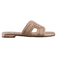 Sandalia Casual UH LULU by EH! 4040 Textil Oro Rosado Dama