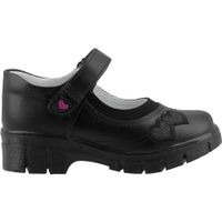 ZAPATO NIÑA LADY FLORES 1813 NEGRO
