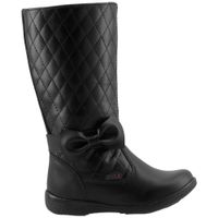 BOTA NIÑA LADY FLORES 759 NEGRO